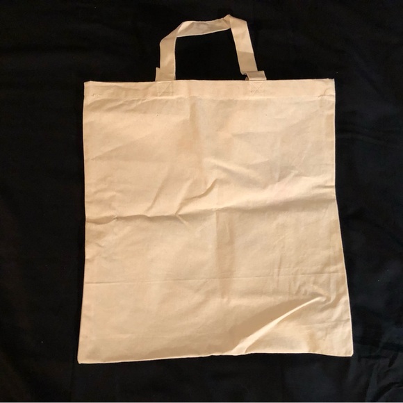 Off White Canvas Tote Bag with Made in Germany 🇩🇪 Print - Picture 5 of 6